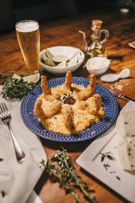 Espárragos Camarones