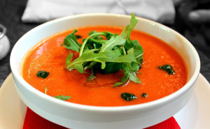 Combo De Soupe Aux Tomates Et Au Fromage Grillé