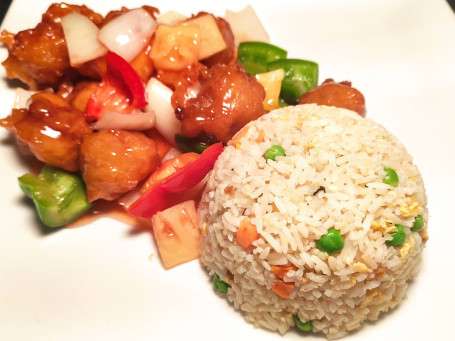 Pollo O Cerdo Agridulce