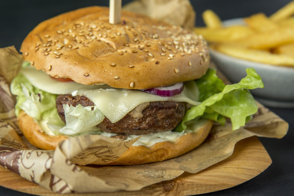 Menú De Hamburguesa Doble Con Queso