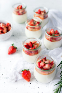 Tarta De Queso Con Fresas Frescas