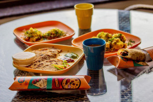 Queso Paneer Paratha