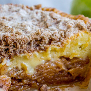 Torta De Creme De Maçã