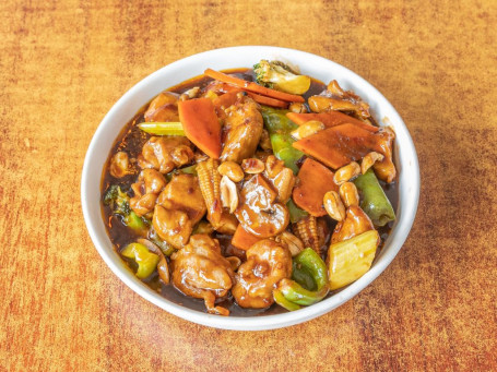 Pollo Kung Pao Con Maní