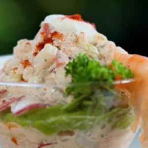 Gambas Con Salsa De Frijoles Negros