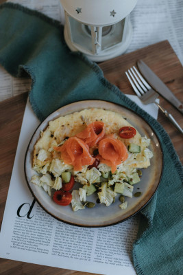 Tortilla De Salmón Ahumado