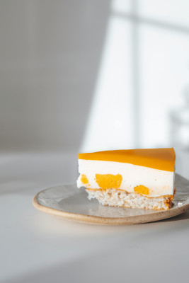 Gâteau Au Fromage À La Mangue
