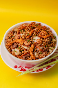 Arroz Con Pollo Especiado Al Vapor