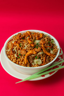 Arroz Con Pollo Especiado Al Vapor