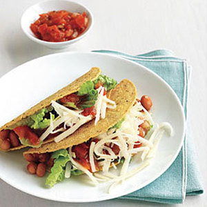 Taco De Frijoles Y Queso