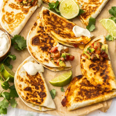 Taco De Frijoles Y Queso