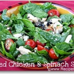 Salade D'épinards Au Poulet Grillé