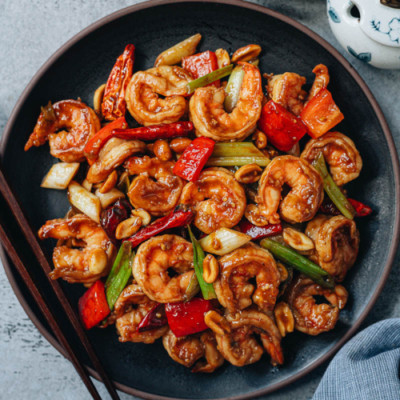 Déjeuner De Crevettes Kung Pao