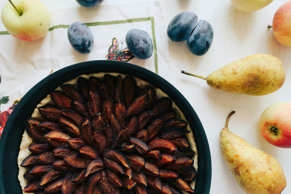 Pastel De Manzana De Plato Hondo