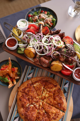 Ensalada De Pollo Ranch De Barbacoa