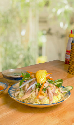 Soupe De Poulet Au Riz Sauvage