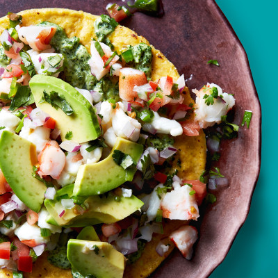 Tostada De Ceviche De Pescado