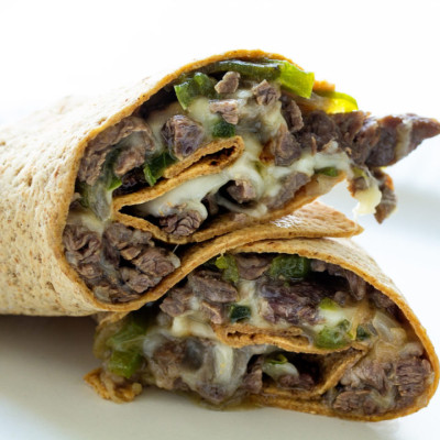Wrap De Queso Y Filete Filadelfia