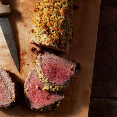 Bistecca Con Costra De Parmesano