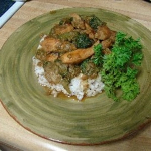 Spécialité De Déjeuner Au Poulet Mongole