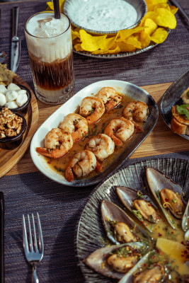 Camarones Jumbo A La Parrilla