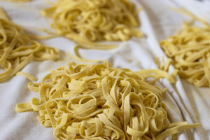 Tagliatelle Con Salmón