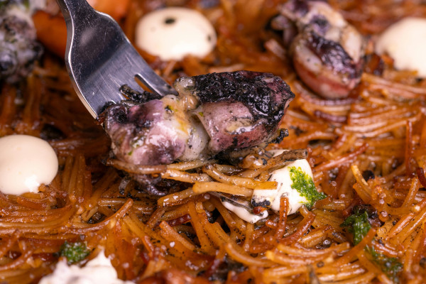 Espaguetis Con Almejas