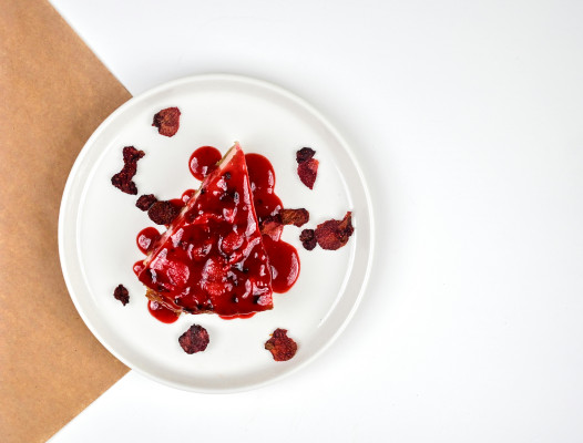 Jordgubbstoppad Cheesecake