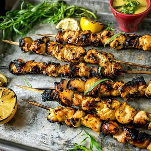 Brochetas De Pollo