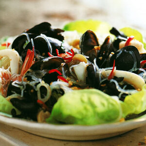 Crevettes Aux Légumes Mélangés