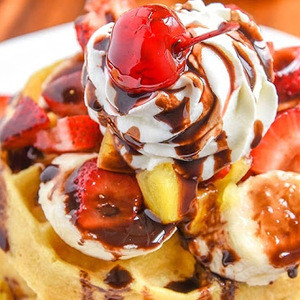 Gaufre Banana Split