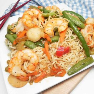 Crevettes Lo Mein