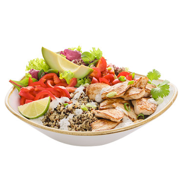 Bol De Poulet À L'avocat