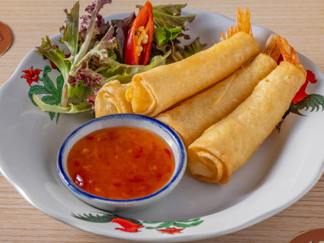 Rouleaux De Printemps Aux Crevettes