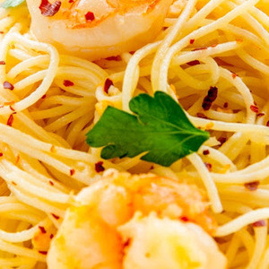 Crevettes Scampi Capellini