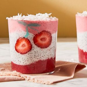 Smoothies Au Pudding De Fraises