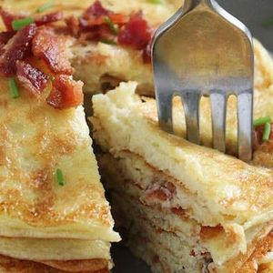 Tortitas Con Jamón