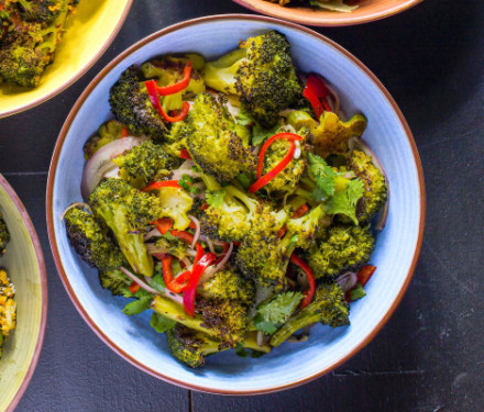 Brócoli Con Salsa De Ajo