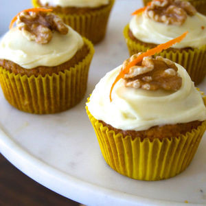 Cupcake Au Gâteau De Carotte