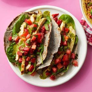 Tacos Au Poulet Coriandre Citron Vert